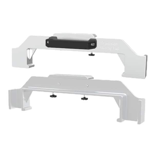 Angel Sar 16 in. Gray Aluminum Upgrade On-Center Stud Framing Tool, Precision Framing Spacing Tool for Wall Stud Framing