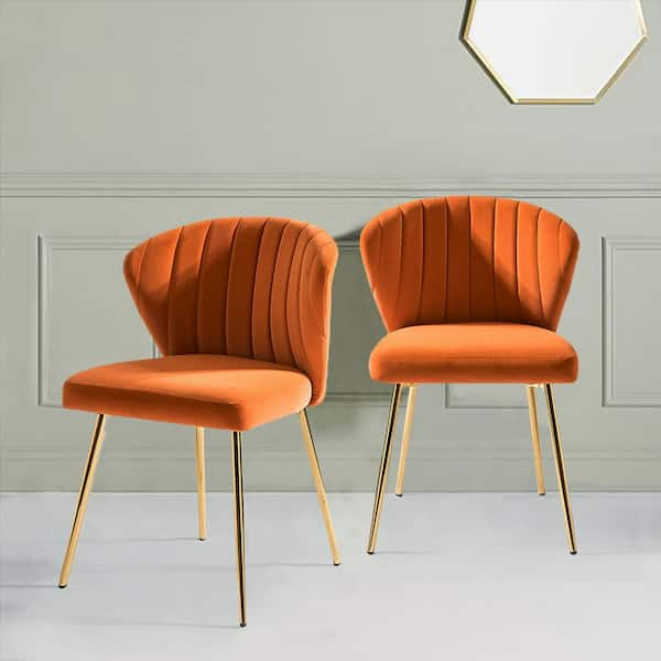 terracotta dining chairs