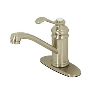 Delta Porter Single Hole Single-Handle Bathroom Faucet in Brushed Nickel 