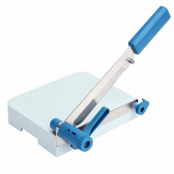 Multipurpose Cheese Slicer Cutter with Board for Arthritic and Weak Hands, Adjustable Thickness Dial for Block Cheese