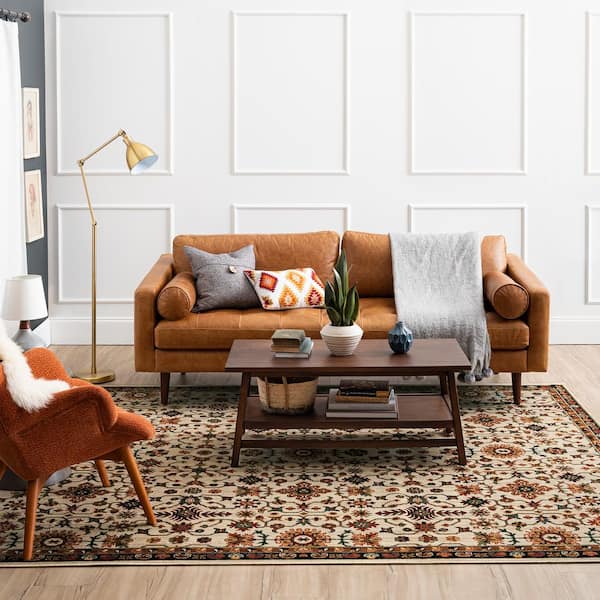 Lyndhurst Cream 5 ft. x 8 ft. Area Rug