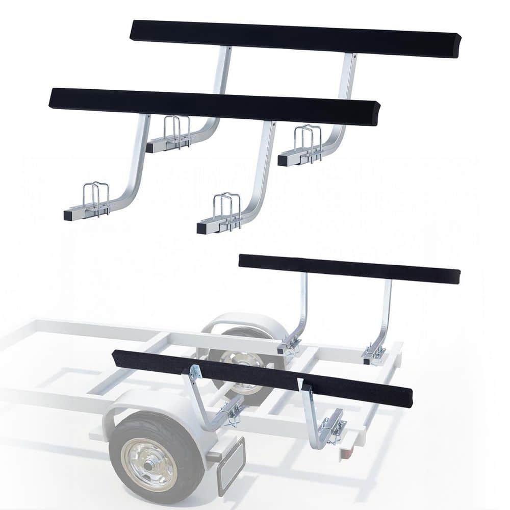 Boat Trailer Guides, Adjustable Height Trailers Guide, 2PCS Steel Trailer Guide-Ons with Thick Support Pads, Fits L-Beam price history on PriceWatchPro