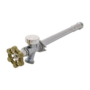 3/4 in. x 1/2 in. MGT x FIP x 8 in. L Chrome-Plated Brass Anti-Siphon Frost Free Sillcock Valve