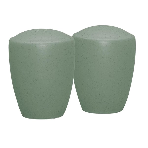 Noritake Colorwave Green 3-3/8 in. (Green) Stoneware Salt and Pepper Set