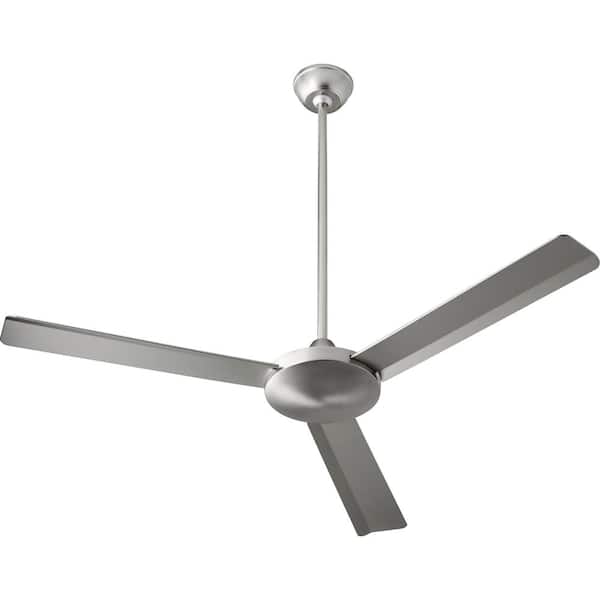 Quorum International Aerovon 52 in. Indoor Satin Nickel Ceiling Fan with Wall Control