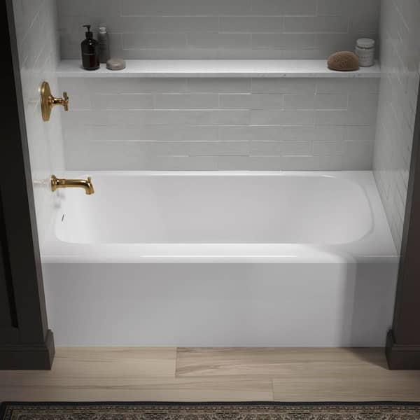 Bath tub piratesさー Atlantis Whirlpools Cascade 60 x 60 Corner Drop-In Bathtub