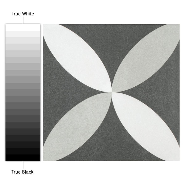 PETALページ Merola Tile Twenties Petal 7-3/4 in. x 7-3/4 in. Ceramic