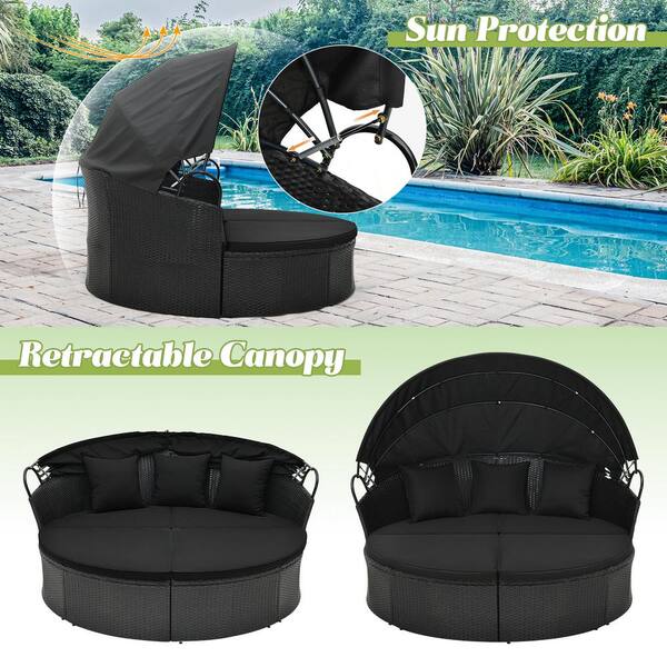 Suncrown outdoor patio round daybed hotsell