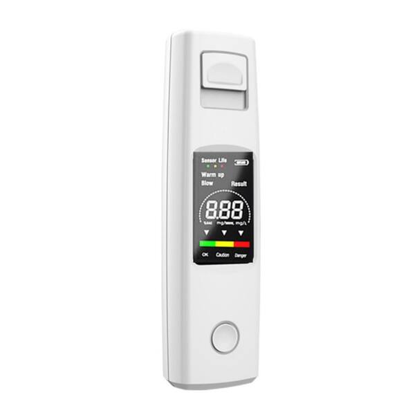Wellco White Portable Breath Alcohol Tester