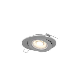 4 in. IC Rated, New Construction, Remodel, Flat Recessed HousingLED Gimbal Light