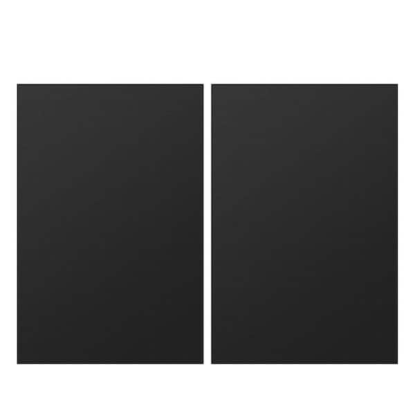 Teflon Coated Fiberglass Black Oven Liner with Non-Stick Heat Resistant Feature 2-Pack for Electric Gas Ovens