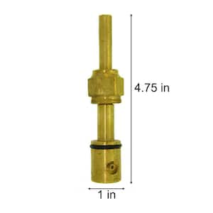 4 3/4 in. 15 pt Broach Diverter Stem for Union Brass