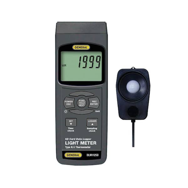 General Tools Data Logging Light Meter with SD Card