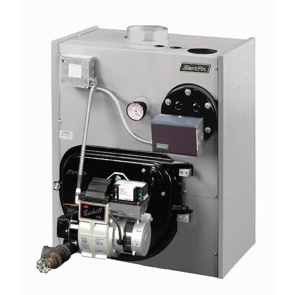 Slant/Fin Liberty Heating Oil Hot Water Boiler with 131,000 to 175,000 BTU Input 117,000 to 131,000 BTU Output and Tankless Coil