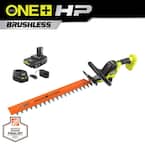 ONE+ HP 18V Brushless 22 in. Cordless Battery Hedge Trimmer with 2.0 Ah Battery and Charger