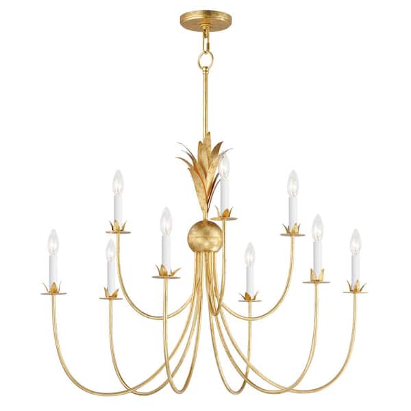 Paloma 9-Light Gold Chandelier