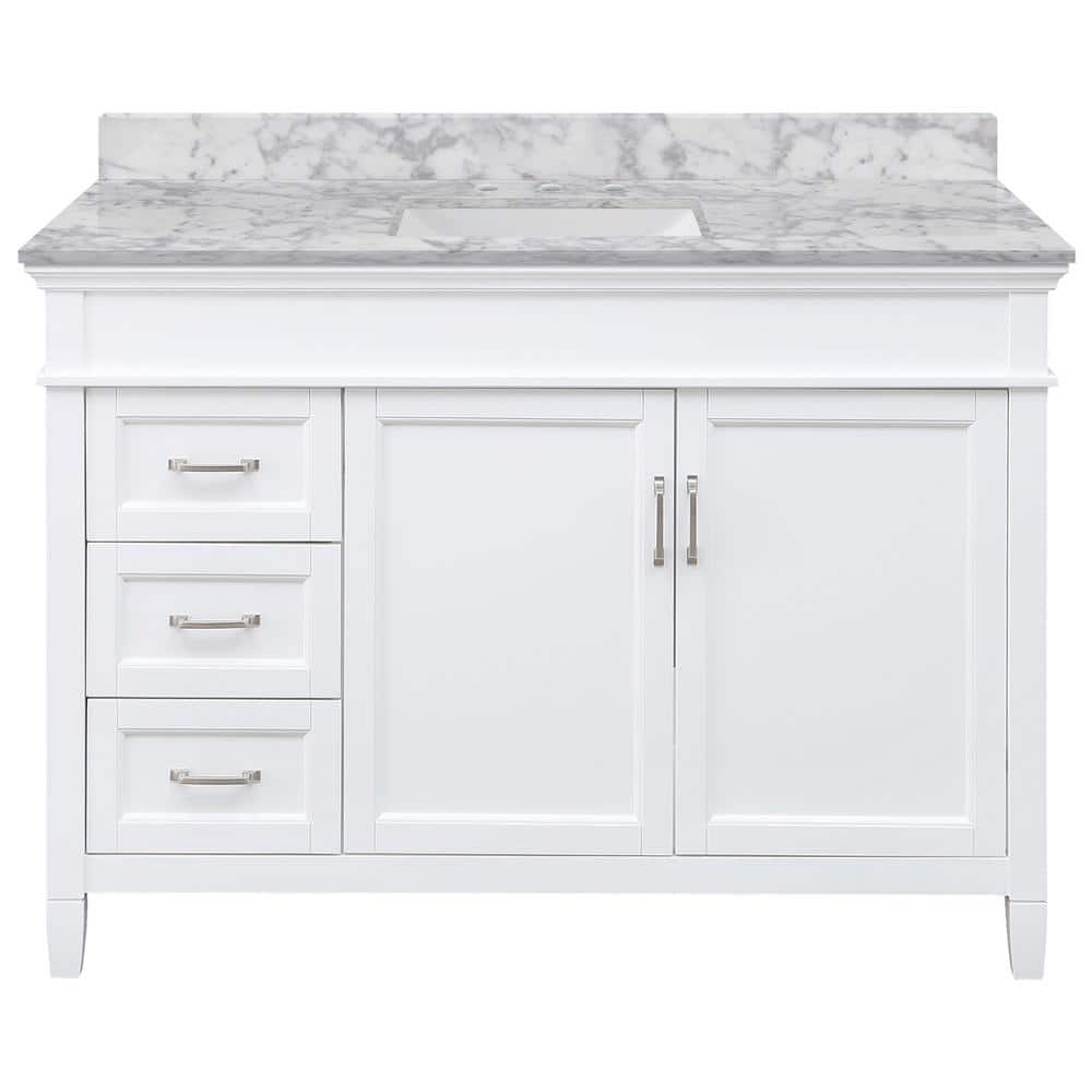 Home Decorators Collection Ashburn 49 in. W x 22 in. D Bath Vanity in ...