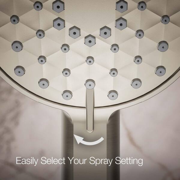 KOHLER Awaken 3-Spray Patterns 3.56 in. Wall Mount Handheld Shower