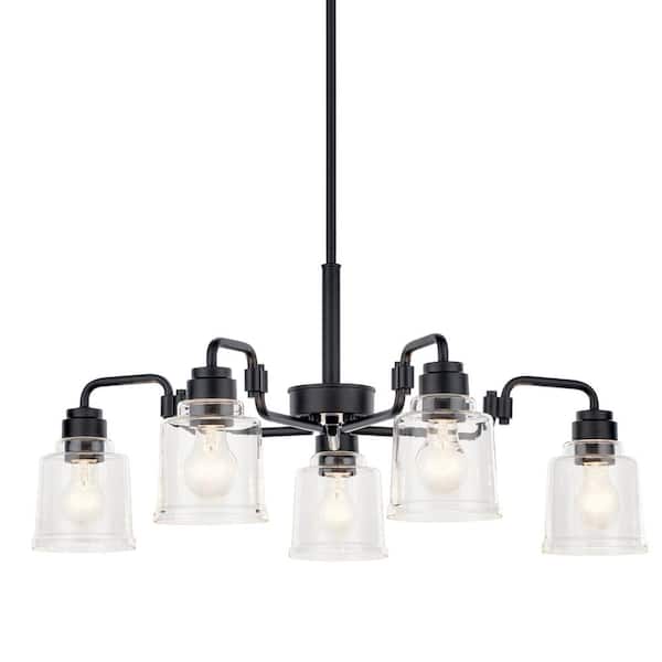 Kichler Aivian 5-Light Black Vintage Chandelier