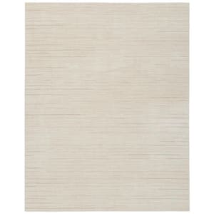 Santa Cruz Ivory Grey 9 ft. x 12 ft. Abstract Contemporary Area Rug