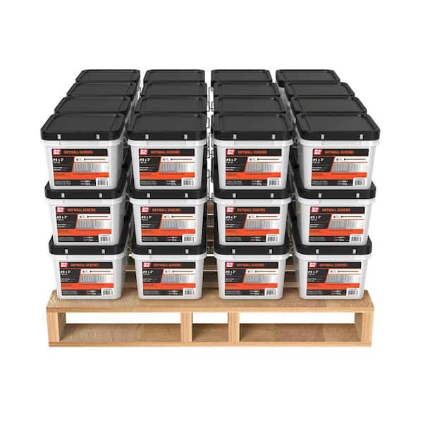 8 x 3 in. Phillips Bugle Head Coarse Thread Sharp Point Drywall Screws (25 lbs. /Pack, 1-Pallet/48-Packs)