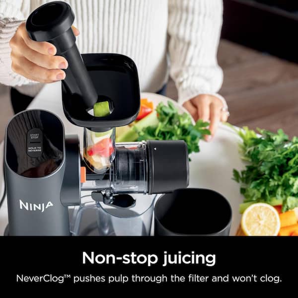 Ninja JC151 NeverClog Cold Press Juicer Powerful Slow Total Pulp Control
