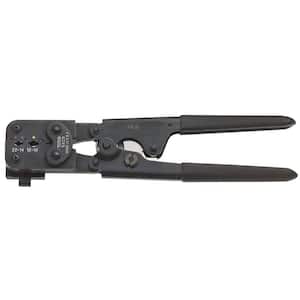 9 in. Compound Action Ratcheting Crimper for Insulated Terminals