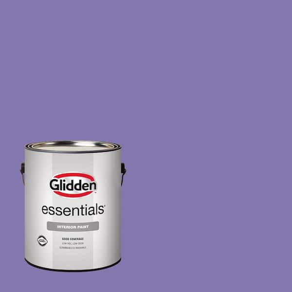 こたつ amethyst Glidden Essentials 1 gal. PPG1046-5 Gothic Amethyst Semi
