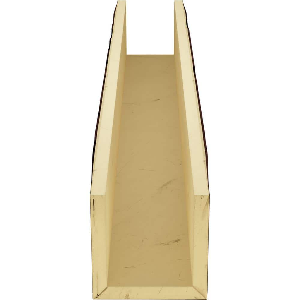 Natural Pecan Faux Wood U-Beam 6" x 6" x 8'