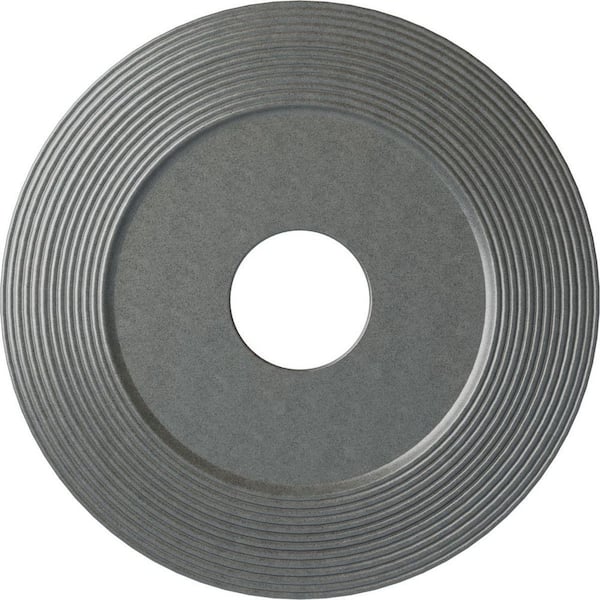 Ekena Millwork 1 in. x 16-1/8 in. x 16-1/8 in. Polyurethane Adonis Ceiling Medallion, Platinum