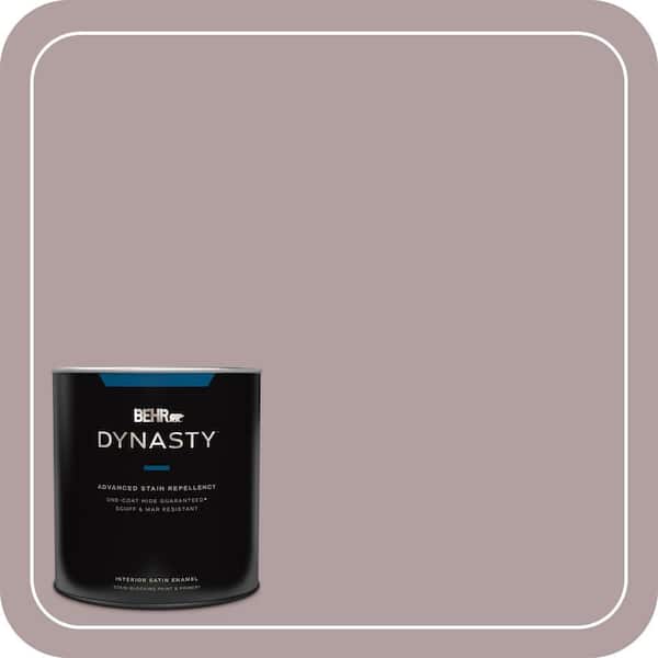 BEHR DYNASTY 1 qt. #HDC-CT-18 Violet Vista One-Coat Hide Satin Enamel Interior Stain-Blocking Paint and Primer