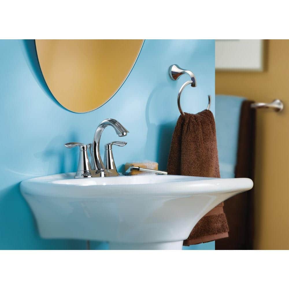 Eva 24-Inch Chrome Wall Mounted Towel Bar