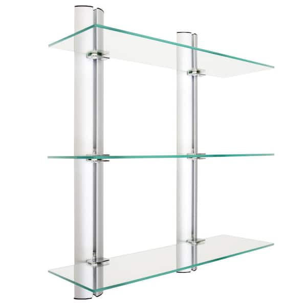 DANYA B 47.25 in. H White MDF 5-Tier Decorative Wall Shelf FF5120WH - The  Home Depot