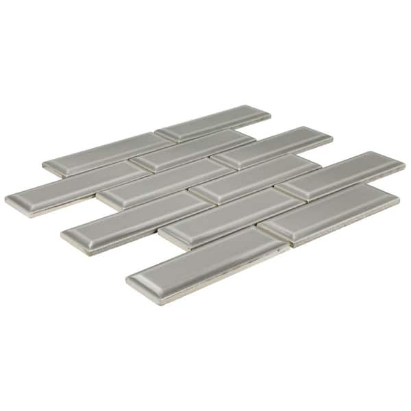 Gray Festive Remix Revalia Daltile ꙳ detoile* Reve 12-1/2 Glossy in. 15 x in. フラワー・リース