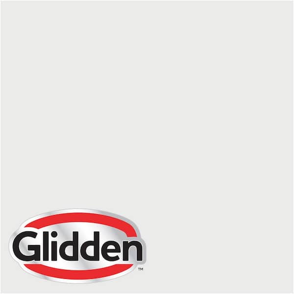 Glidden Premium 1 gal. #HDGCN30 Raindrop White Satin Interior Paint with Primer