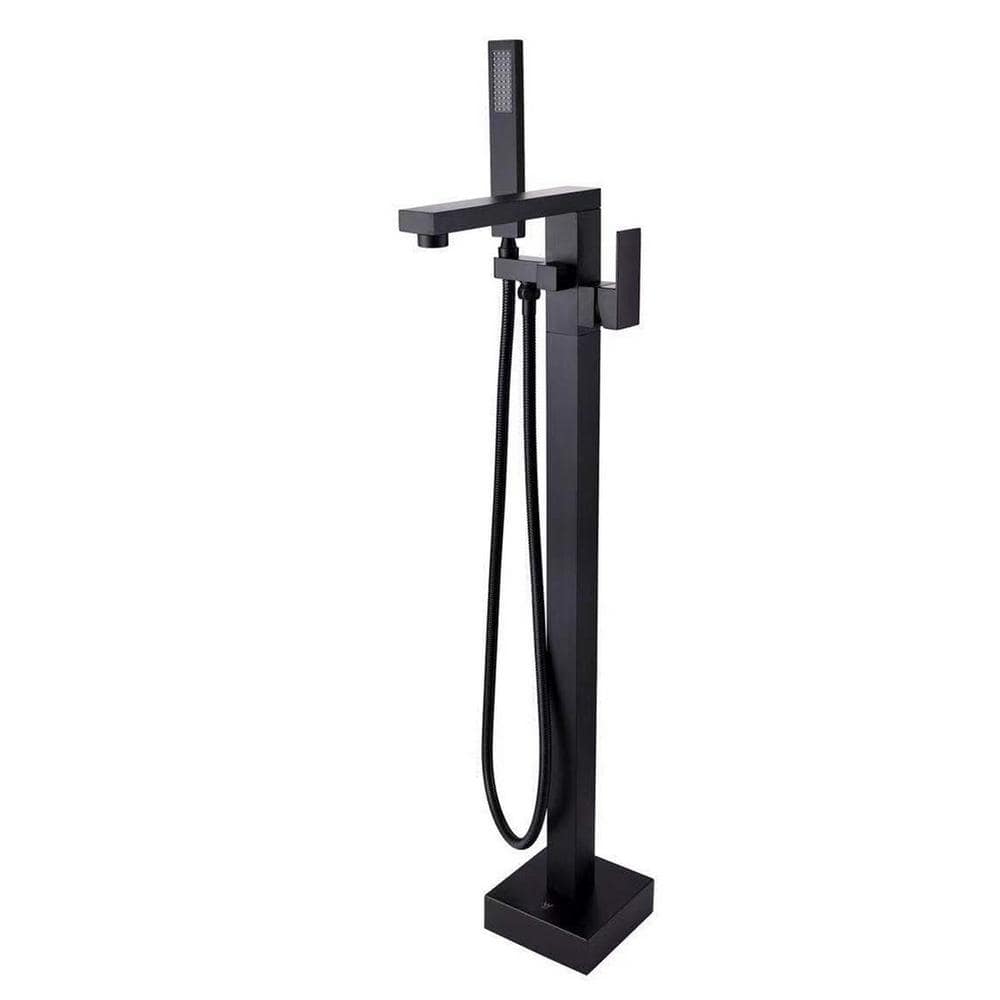 Single-Handle Freestanding Floor Mounted Bathtub Faucet 2.5 GPM with Pressu