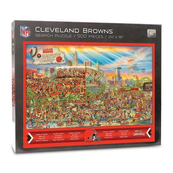 Cleveland Browns Purebred Fans 18'' x 24'' A Real Nailbiter 500