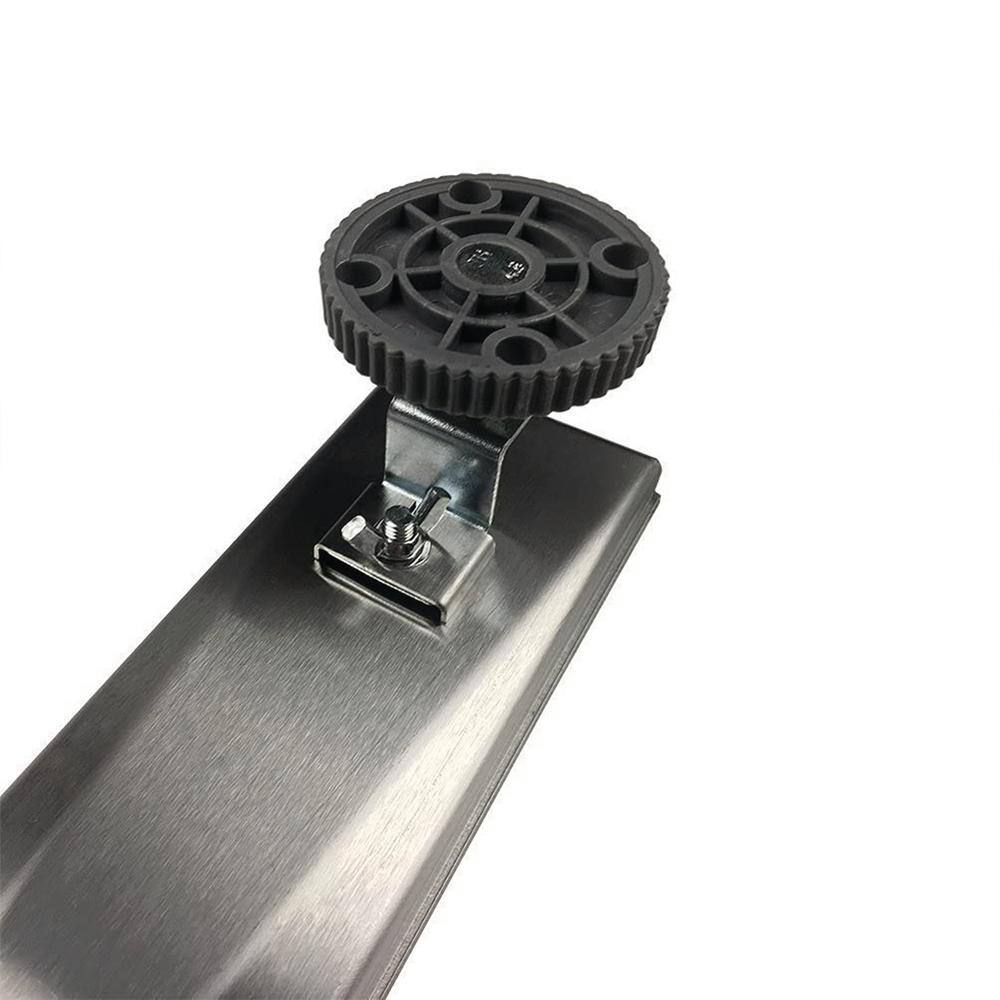 32 Inch Stainless Steel Linear Shower Drain with Square Pattern