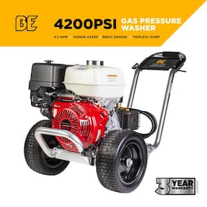 4200 PSI 4.2 GPM Cold Water Gas Pressure Washer Honda GX390 Comet Triplex Pump on Aluminum Frame