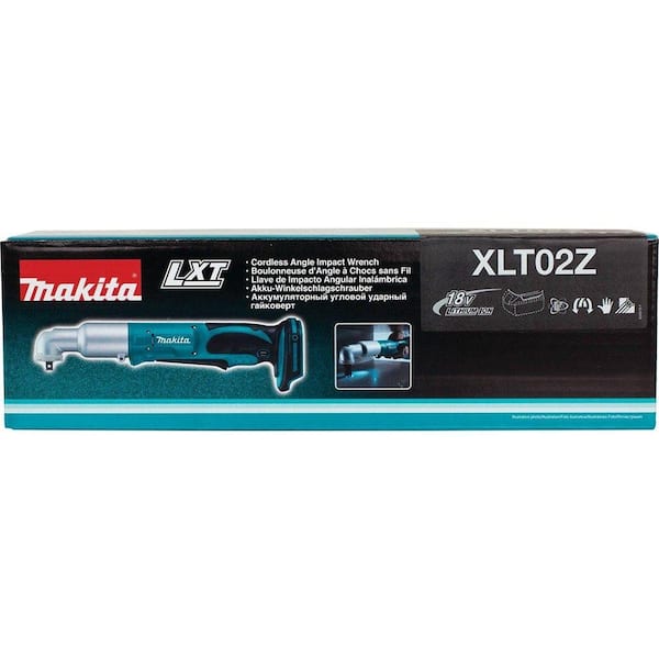 Makita 18-Volt LXT 3/8 in. Angle Impact Wrench (Tool-Only) XLT02Z