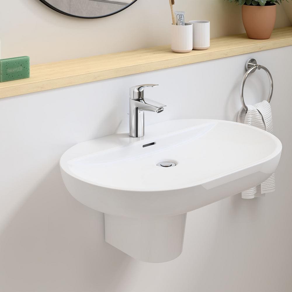 Eurosmart Chrome 6.63" Single-Handle S-Size Bathroom Faucet