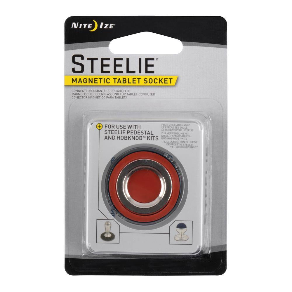 UPC 094664029972 product image for Nite Ize Steelie Magnetic Tablet Socket, Stainless | upcitemdb.com