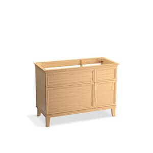 Artifacts 48 in. W x 21.89 in. D x 34.49 in. H Bath Vanity Cabinet without Top in Weathered Oak
