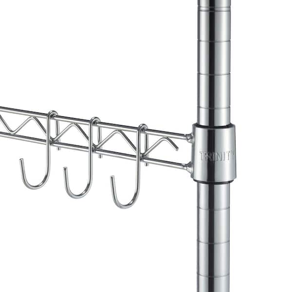 Enos steel chrome baker's rack hot sale