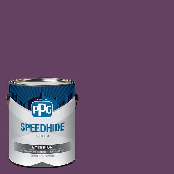 1 gal. PPG1178-7 Royal Plum Semi-Gloss Exterior Paint