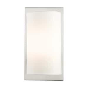 Meridian 1 Light Brushed Nickel Wall Sconce