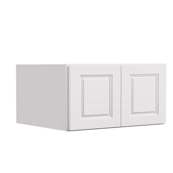 Hausvita 33 in. W x 24 in. D x 18 in. H in Traditional Dove Plywood Ready to Assemble Kitchen Wall Cabinets with 2-Doors