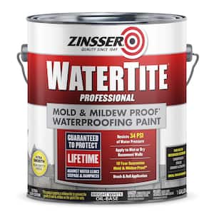 1 Gal. WaterTite Mold and Mildew-Proof White Oil Based Waterproofing Interior/Exterior Paint (2-Pack)