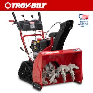 Storm Tracker 28 in. 277cc Two-Stage Electric Start Gas Snow Blower with Track Drive and Heated Grips