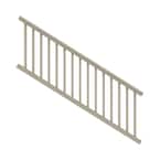 Bella Premier Series 8 ft. x 36 in Khaki Stair Railing Kit with Square Balusters